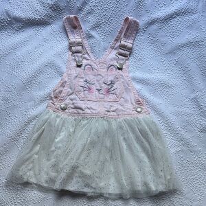 OshKosh B'gosh Pink and White Bunny Dress